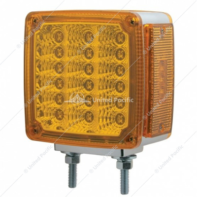 39 LED Double Face Turn Signal Light - Amber LED/Amber Lens (Bulk)