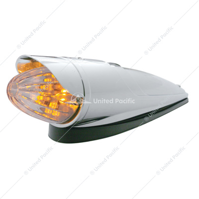 19 LED Watermelon Grakon 1000 Cab Light Kit With Visor - Amber LED/Clear Lens