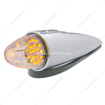 19 LED Reflector Grakon 1000 Style Cab Light Kit - Amber LED/Clear Lens