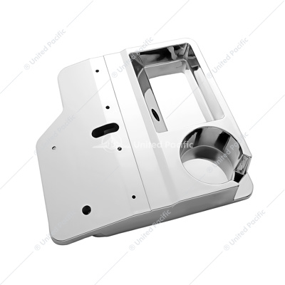 Chrome Plastic Center Console Tray For 2001 & Older Kenworth W900/T800/T600