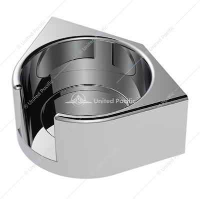Chrome Plastic Cup Holder For 1986 & Up Freightliner Classic & FLD - Driver