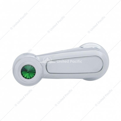 Window Crank With Green Crystal For Peterbilt (2006+)