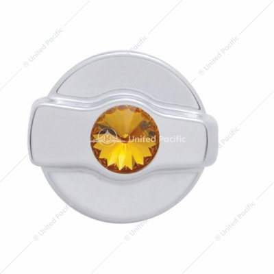 Wiper Dial Knob For Kenworth - Amber Crystal