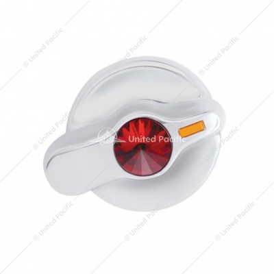 Signature Series A/C Control Knob With Color Crystal For International Trucks - Red Crystal