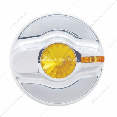 Signature A/C Control Knob For Kenworth - Amber Crystal