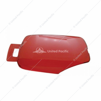Side Dome Light Lens For Kenworth W900L/T800 (2006-2014) And T660 (2008-2014) - Red (Card of 2)