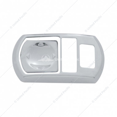 Chrome Plastic Mirror Switch Cover For 2006+ Kenworth W900/T800