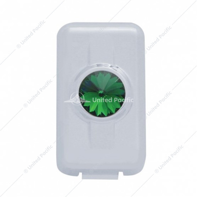 Switch Plug Cover For Volvo - Green Crystal (2-Pack)