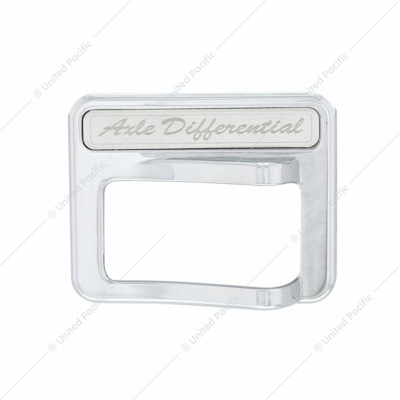 Chrome Rocker Switch Cover For Peterbilt 579 (2013-2019) & 567 (2014-2018)- Axle Differential