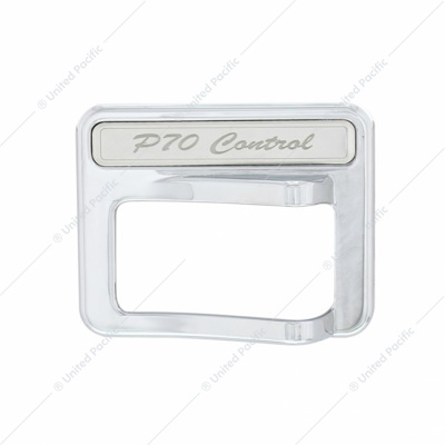 Chrome Rocker Switch Cover For Peterbilt 579 (2013-2019) & 567 (2014-2018)- PTO Control