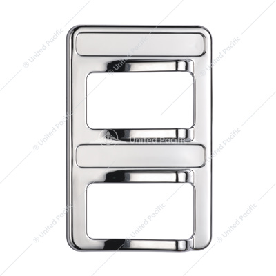 Chrome Rocker Switch Cover For Peterbilt 579 (2012-2019) & 567 (2014-2019)- 2 Switches