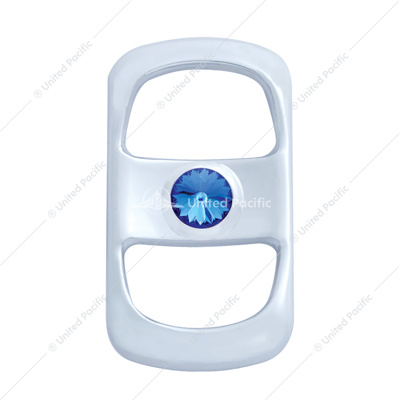 Rocker Switch Cover With Blue Crystal For Freightliner (3-Pack)