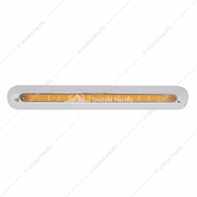 Freightliner 14 LED 12" Mirror Light Bar - Amber LED/Amber Lens