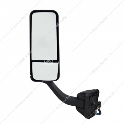 Black Mirror Assembly With Heated Mirror For 2008-2017 Freightliner Cascadia - Driver