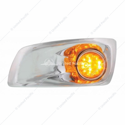 Fog Light Cover With 17 Amber LED Hi/Lo Watermelon Light For 2007-2017 KW T660