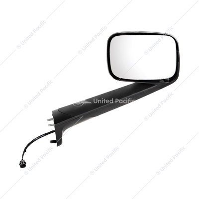 Chrome Hood Mirror With Heated Lens For 2018-2024 Freightliner Cascadia - Passenger