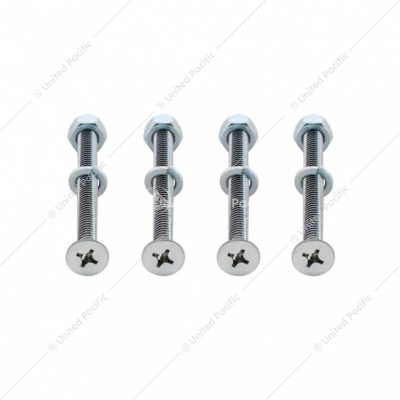 Chrome Floor Stand Mounting Hardware Only (4-Pack)