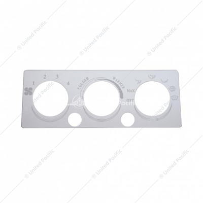 International A/C Heater Plate - 2 Button Openings