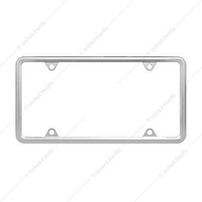 Slim License Plate Frame - Chrome