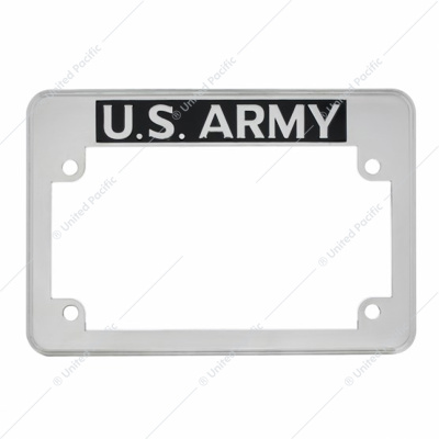 "U.S. Army" Motorcycle License Plate Frame