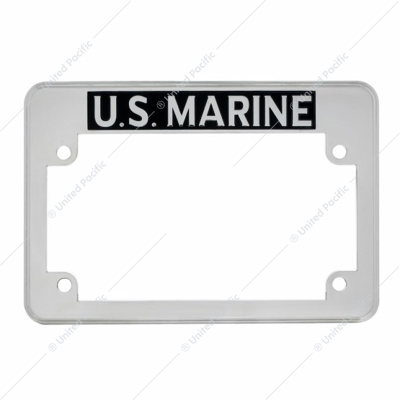 "U.S. Marine" Motorcycle License Plate Frame