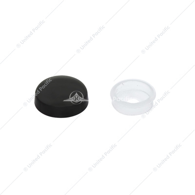 Black Plastic Snap-On Cap For #6 And #8 Screw