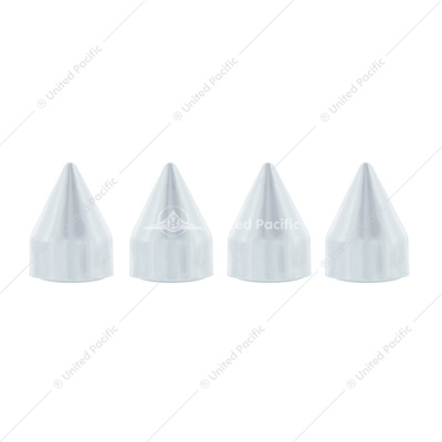 Chrome Plastic Spike Snap-On Screw Head Covers For #10 And #12 Screws (4-Pack)