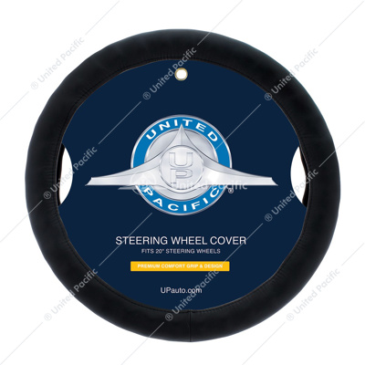 20" Black Steering Wheel Cover