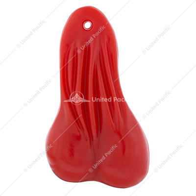 8-1/4" Tall Large Low-Hanging Rubber Balls - Red