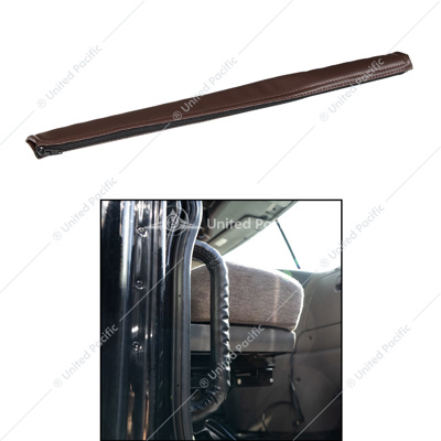 20.5" Driver Assist Grab Bar Cover - Brown Engineered Leather