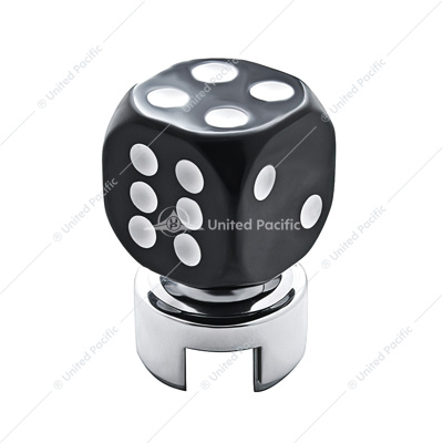 Black Dice Gearshift Knob With 13/15/18 Speed Adapter