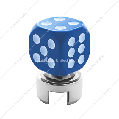 Blue Dice Gearshift Knob With 13/15/18 Speed Adapter