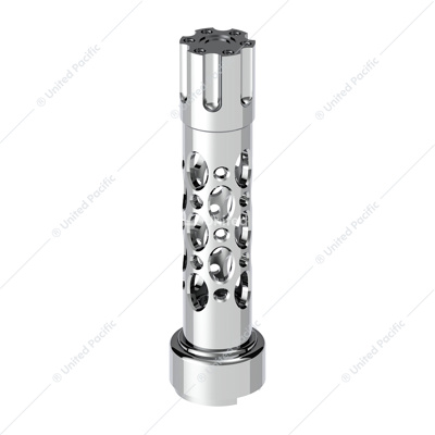 M30X3.5 Thread-On Austin Style Gearshift Knob With 9/10 Speed Adapter - Chrome/Vertical