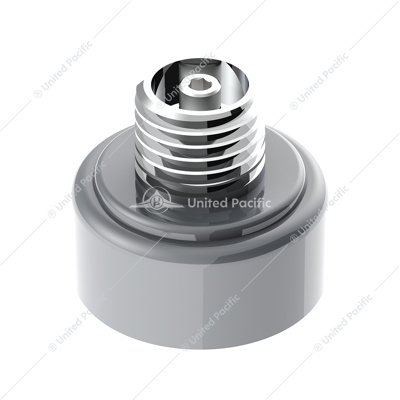 M30X3.5 Thread-On Shift Knob Mounting Adapter For Eaton Fuller Style 9/10 Shifter - Liquid Silver