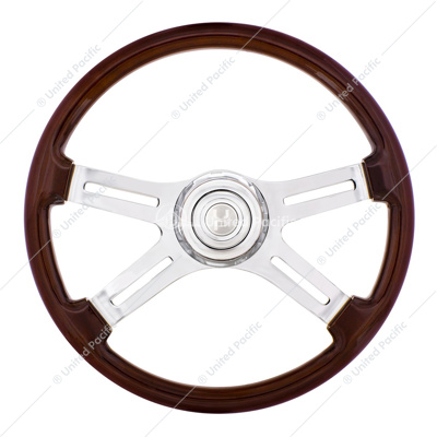 18" 4 Spoke Steering Wheel With Hub & Horn Kit  - Freightliner 1989-July 2006