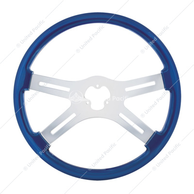 18" Color 4 Spoke Steering Wheel Only