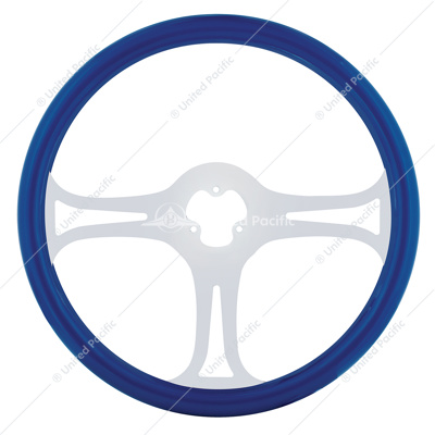 18" Color Blade Steering Wheel - Electric Blue