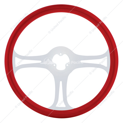 18" Color Blade Steering Wheel - Indigo Red