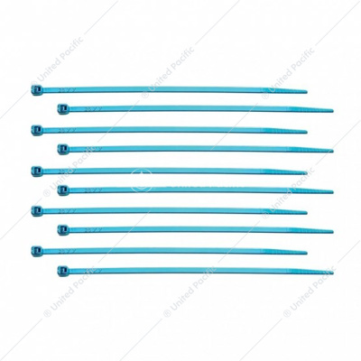 6" Nylon Cable Ties - Blue (10-Pack)