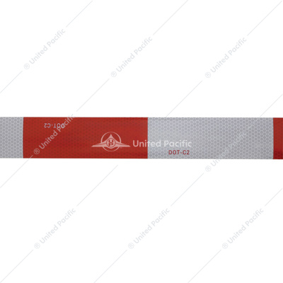 DOT-C2 Conspicuity Reflective Tape - 6" White/6" Red