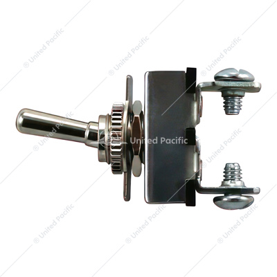 Heavy Duty All Metal Toggle w/ 2 Screw Terminals 20 Amp 12V S.P.S.T. On/Off 1 Pc.