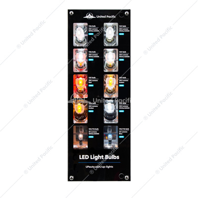 United Pacific LED Bulbs Display