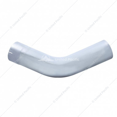 Aluminized 45 Degree Exhaust Expanded Elbow, 6" I.D. To 6" O.D. - 15" X 15"