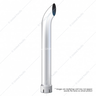 5" Curved Expanded/Slotted Bottom Exhaust - 48" L