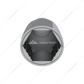 1-1/2" X 2-3/4" Chrome Plastic Bullet Nut Covers - Push-On (Color Box of 20)