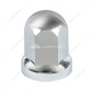 33mm X 2-7/16" Chrome Plastic Standard Nut Cover With Flange - Push-On (Bulk)