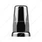 33mm X 3-1/4" Chrome Plastic Tall Nut Covers With Flange - Push-On (Box of 20)
