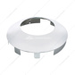 Universal Chrome Front Hub Cap With Hubometer Hole