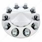 Pointed Front Axle Cover With 33mm Standard Thread-On Nut Covers - Chrome