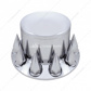 Dome Rear Axle Cover With 33mm Spike Thread-On Nut Covers - Chrome